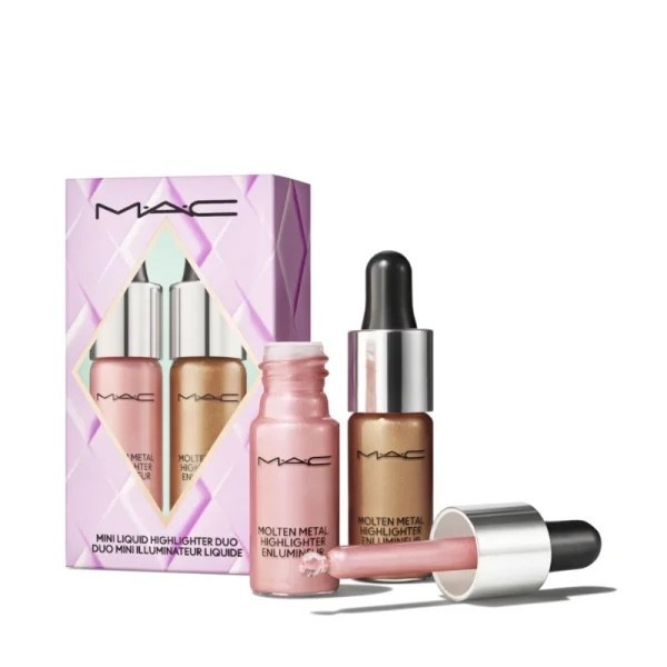 Molten metallic duo for that 2016 highlight glow 