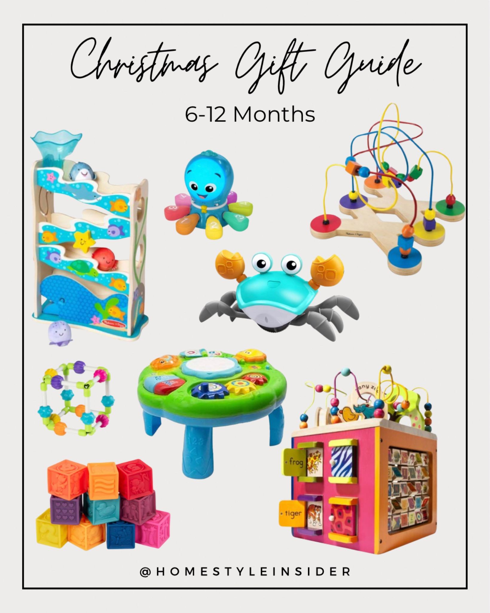 Christmas gift guide 6-12 months 

#LTKBaby #LTKGiftGuide #LTKKids