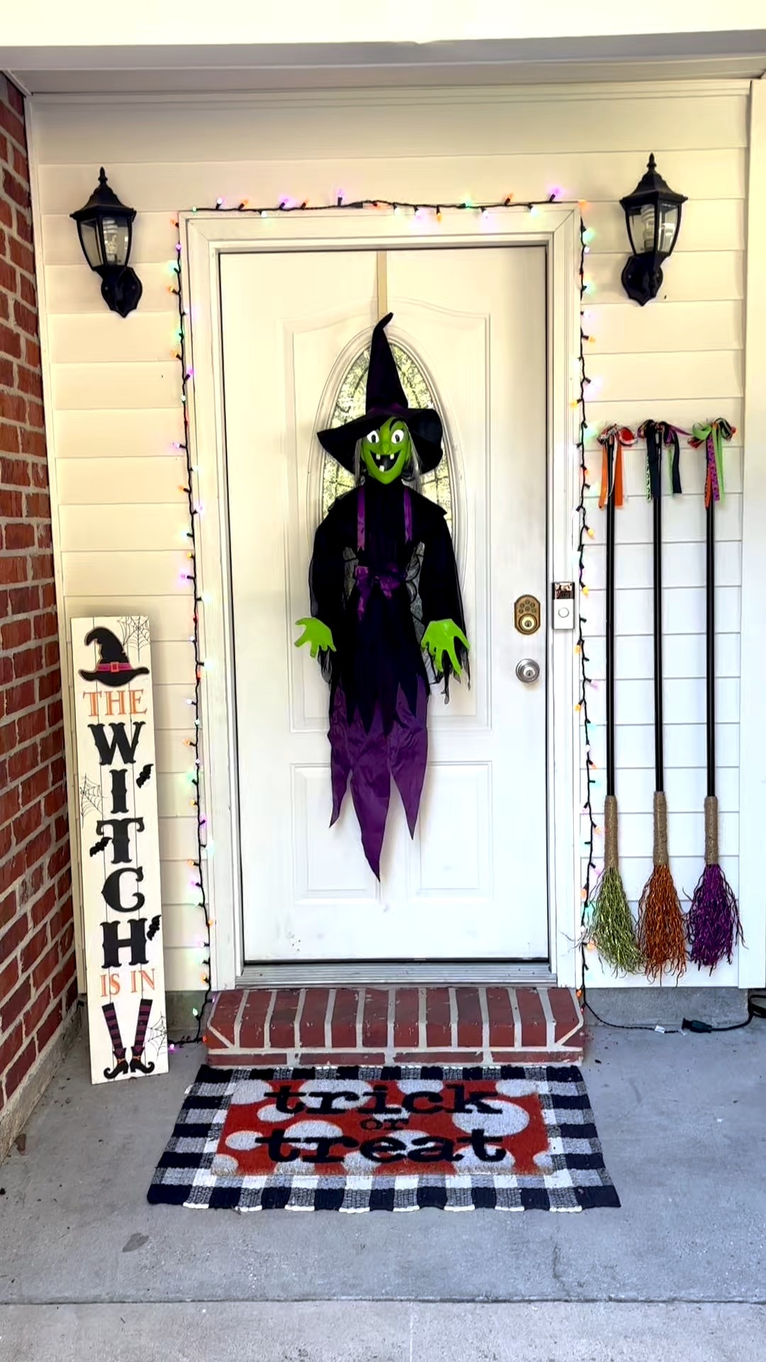 I’m loving witches this year for Halloween! My sign is a few years old from At Home, and my broomsticks are DIY! 

#witch #halloween #frontdoor #halloweendecor 

#LTKHalloween #LTKHome #LTKSeasonal