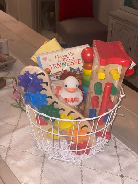 Toddler boy gift basket inspo! 

#LTKbaby #LTKkids #LTKGiftGuide