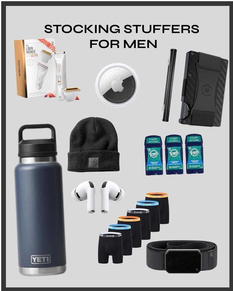 Here are some stocking stuffer ideas for men! These are actual gifts I have gotten my husband in the past and he absolutely loves them/uses them all the time. My husband is someone who needs nothing and if he wants something, he’ll buy it himself. These are my go-to gifts for him (he gets some of these every year)

#LTKGiftGuide #LTKMens #LTKHoliday