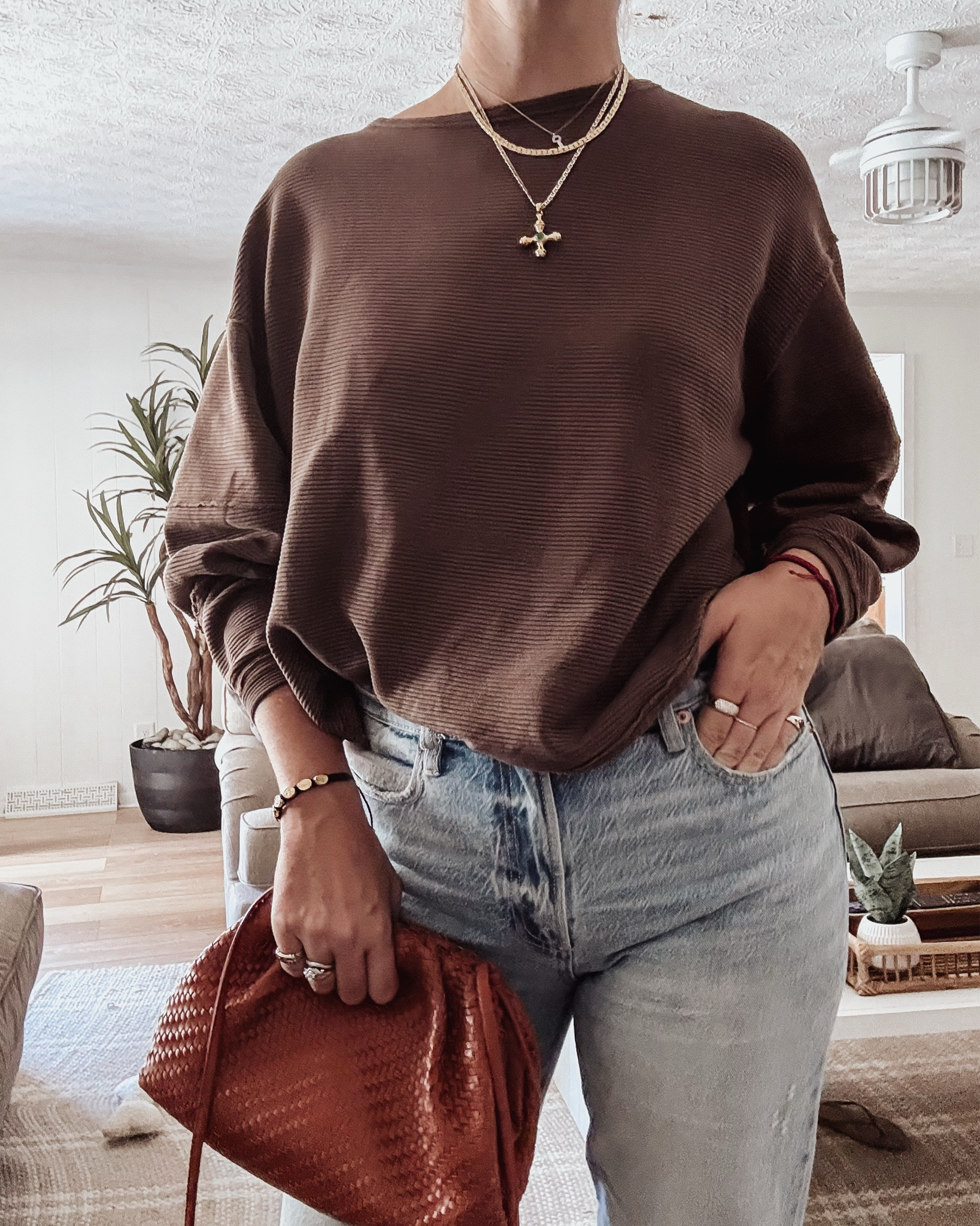 Brown | free people | Anthropologie | casual day outfit | mom | #ltkmom #LTKfallfit | fall outfit 

#LTKOver40 #LTKSeasonal #LTKFindsUnder100