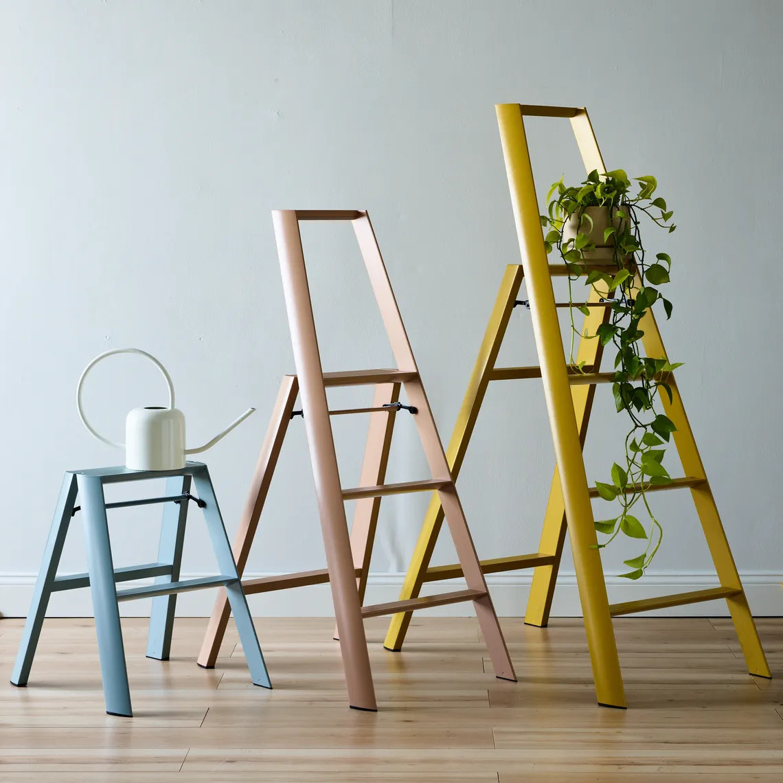 Hasegawa Ladders Lucano Lightweight Japanese Step Ladder, 4 Sizes, 2 Colors | Food52
