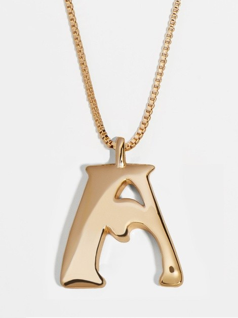 Angela Initial Pendant Necklace | BaubleBar (US)