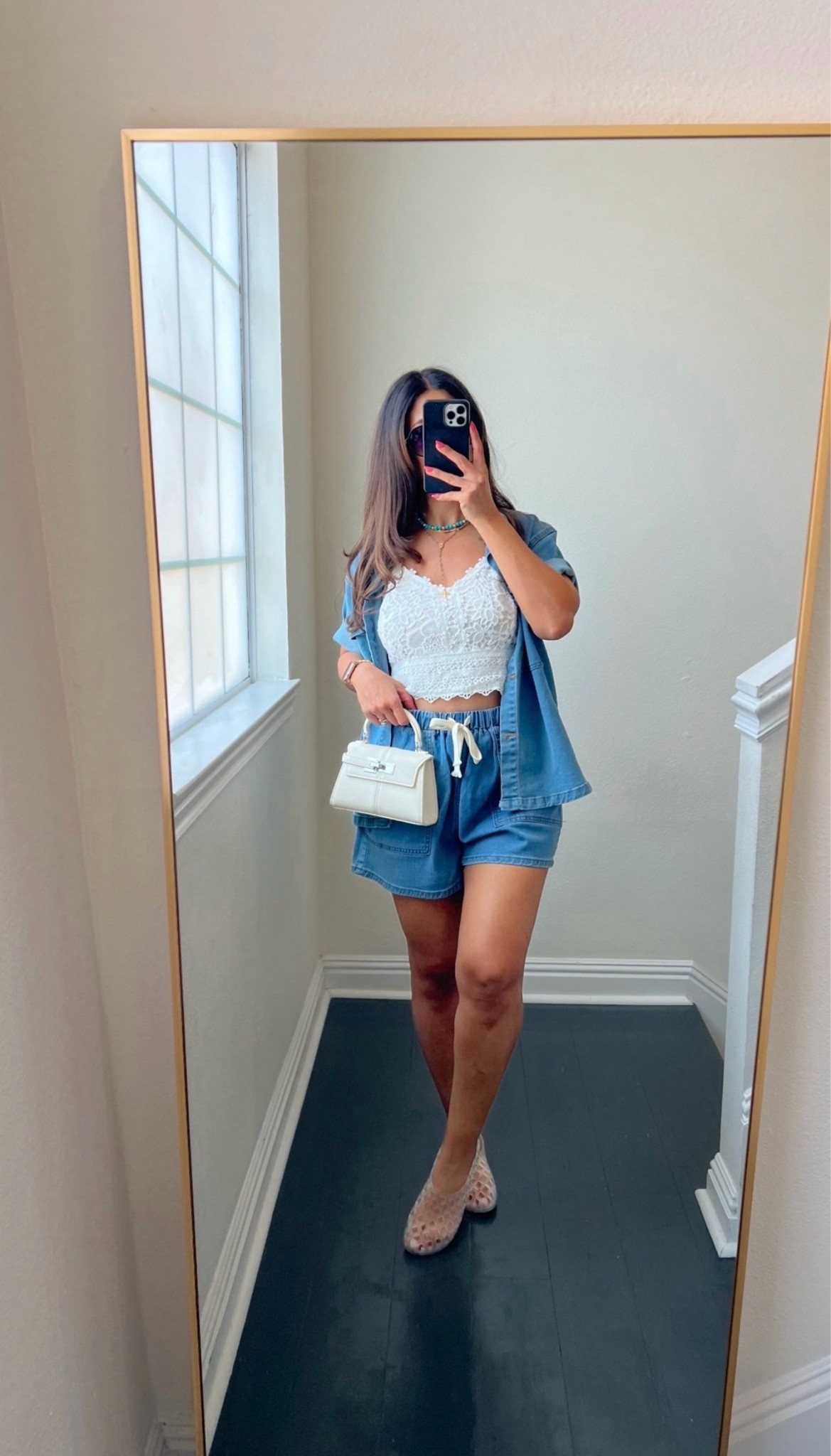 Summer denim matching set! Love this set

#LTKootd #LTKSeasonal #LTKMidsize