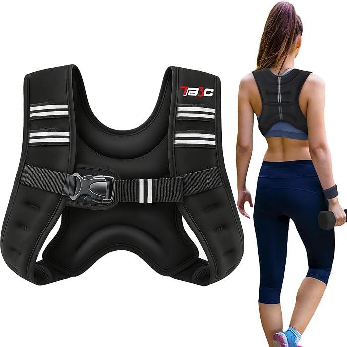 Weighted Vest Woman - 5lb/6lb/8lb/12lb/16lb/20lb/25lb/30lb Womens Weight Vest for Walking, Streng... | Amazon (US)