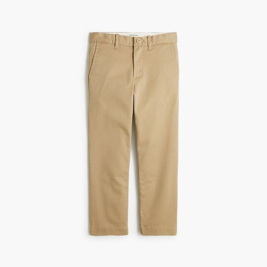 Boys' slim pant in flex khaki | J.Crew Factory