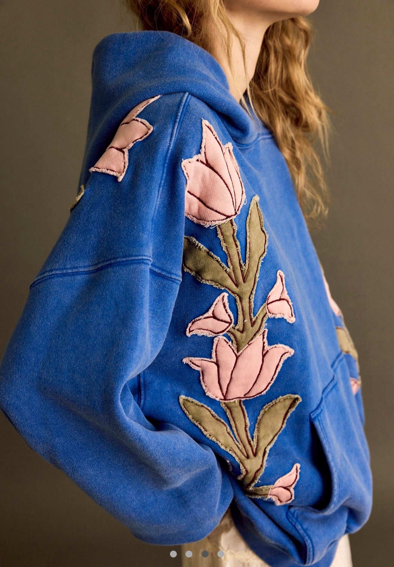 The way I IMMEDIATELY ordered this hoodie! 💙🌷💙🌷