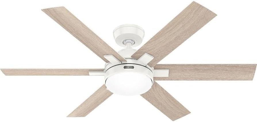 Hunter - Georgetown Indoor Ceiling Fan With Light, Remote Control, 52-inch, Modern-style, 6-speed... | Amazon (US)