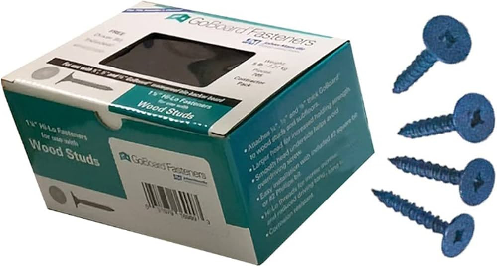 Fasteners Wood Studs – 1 ⅝” Hi-Lo 550 Piece Contractor Pack | Amazon (US)