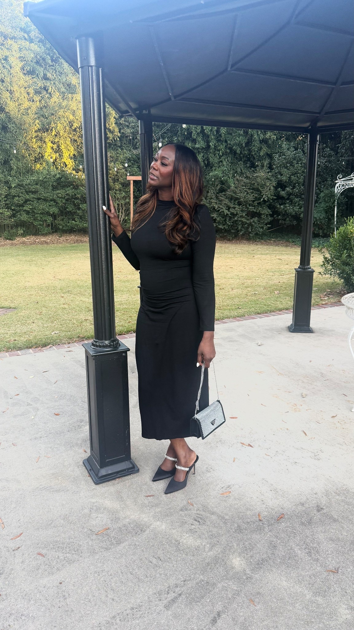 Wedding guest #chic black dress 

#LTKdayinmylife #LTKOver40 #LTKBeauty