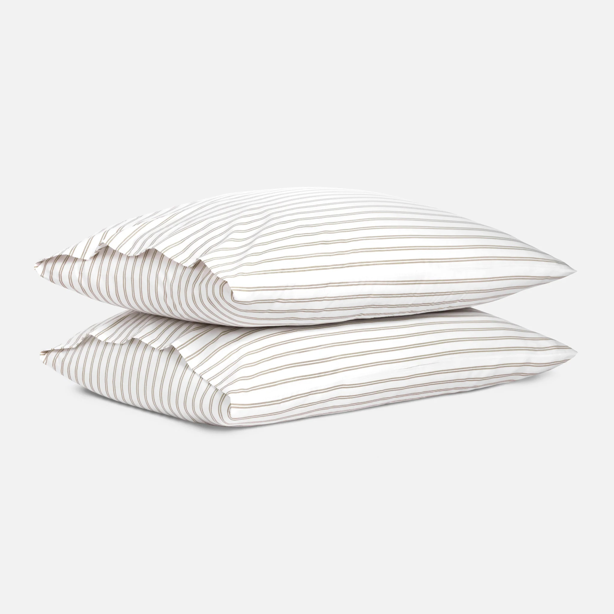 Brooklinen Classic Percale Pillowcase Set - Pebble size King | Brooklinen