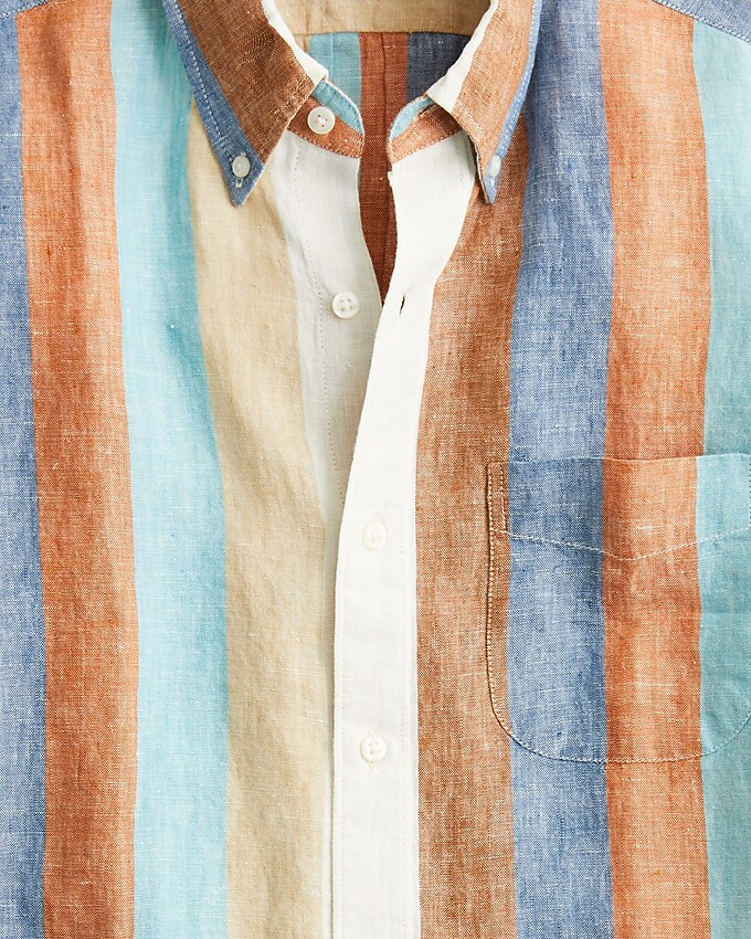 Short-sleeve Baird McNutt Irish linen shirt | J. Crew US