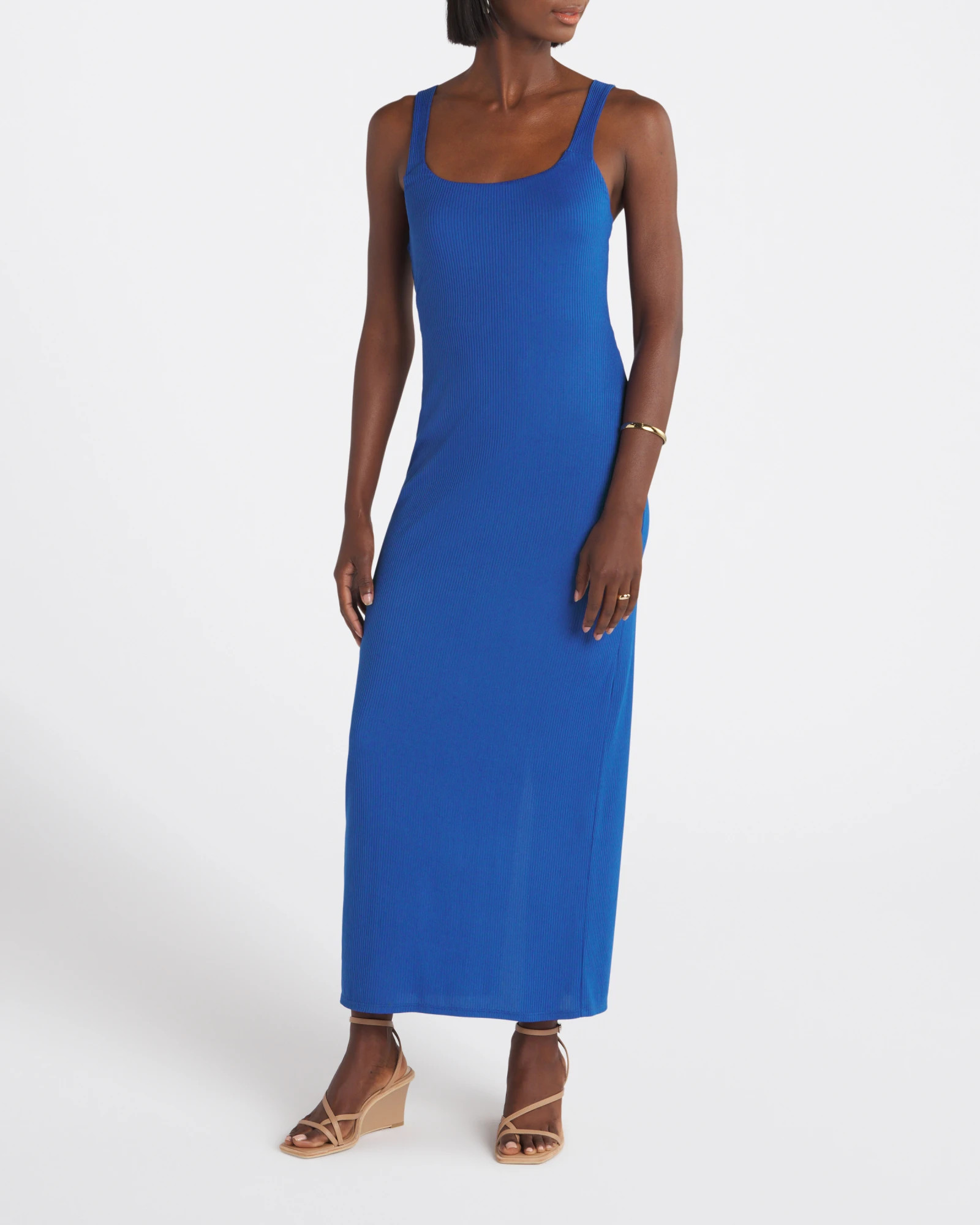 Gemma Sleeveless Open Back Fitted Dress | Stitch Fix