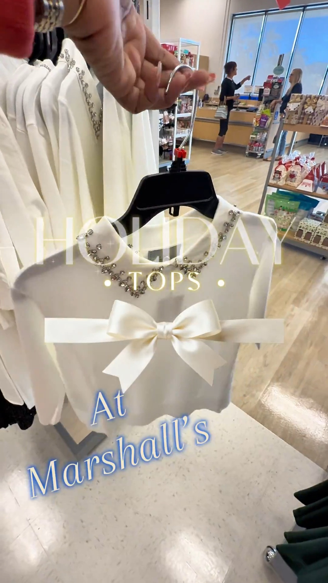 Sparkly sweaters and tops for the holiday season at your local Marshalls .

#LTKHoliday #LTKGiftGuide #LTKCyberWeek