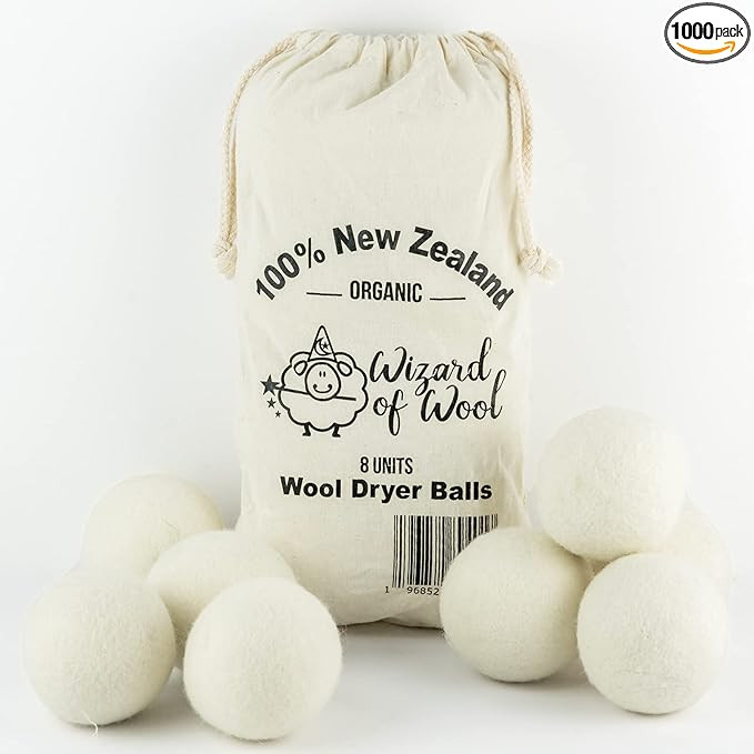 8-Pack, Dryer Balls, Wool Dryer Balls, Dryer Balls Laundry Reusable, Laundry Balls for Dryer, Fab... | Amazon (US)
