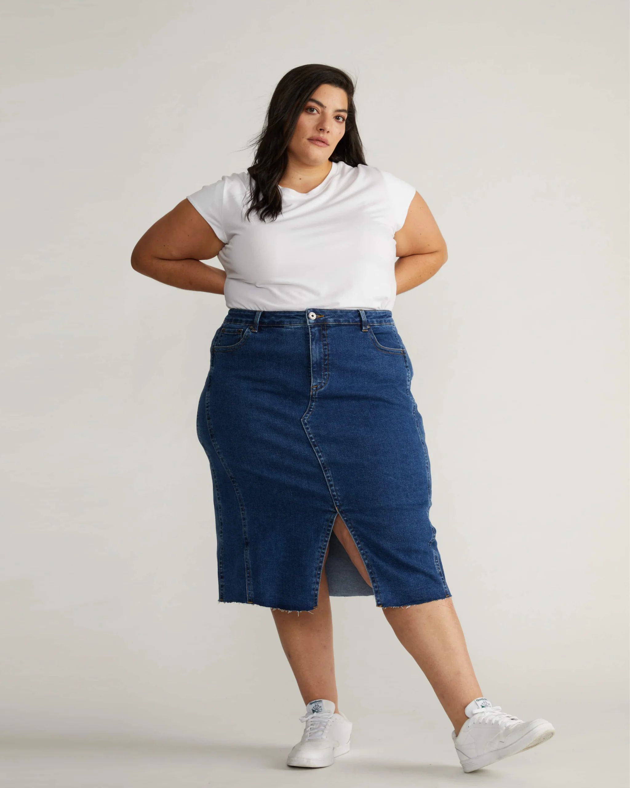 Dakota Denim Skirt - Odeon Blue | Universal Standard