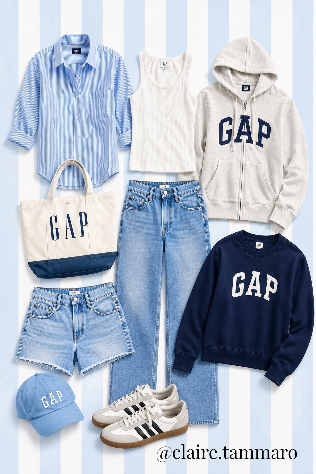 GAP is having one of their best sales 👏🏻 40% off everything for Friends & Family and the summer finds are SO good right now.

The striped button down, relaxed denim, classic GAP sweatshirts, and the sneakers I can already tell I’m going to wear on repeat 🙌🏻

Linking all my favorites here before sizes start disappearing 🤍

@gapstyle 

#gapstyle #gapfinds #summerstyle #casualoutfits #everydaystyle #ltkstyle #preppystyle #capsulewardrob