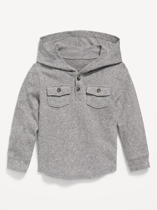 Utility Henley Pocket Hoodie for Toddler Boys | Old Navy (US)