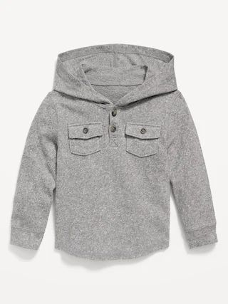 Utility Henley Pocket Hoodie for Toddler Boys | Old Navy (US)