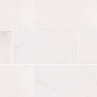 MSI Bianco Dolomite Bevelled 12 in. x 24 in. Polished Marble Floor and Wall Tile (10 sq. ft./Case... | The Home Depot