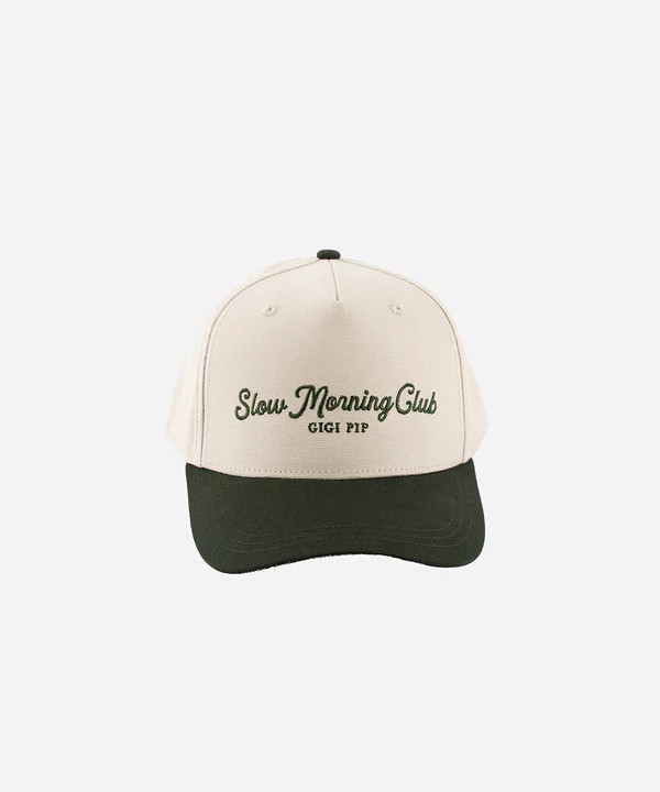 Slow Morning Club Canvas Trucker | Gigi Pip