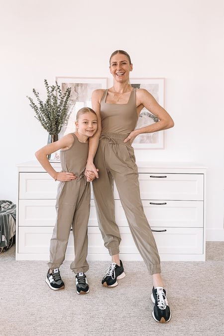 Mommy and me jumpsuits and they’re ON SALE from Abercrombie! They’re great athleisure every day outfits and would be great for travel too! And our cute new balance sneakers!

#LTKsalealert #LTKfamily #LTKSpringSale