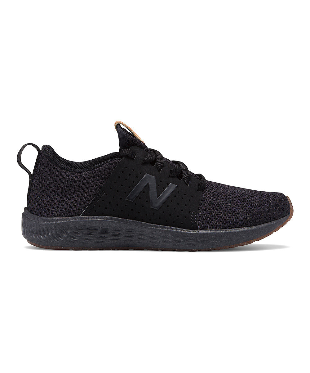New Balance Boys' Sneakers BLACK - Black Fresh Foam Sport Sneaker - Boys | Zulily
