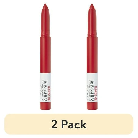 (2 pack) Maybelline SuperStay Ink Crayon Matte Lipstick, Hustle In Heels | Walmart (US)