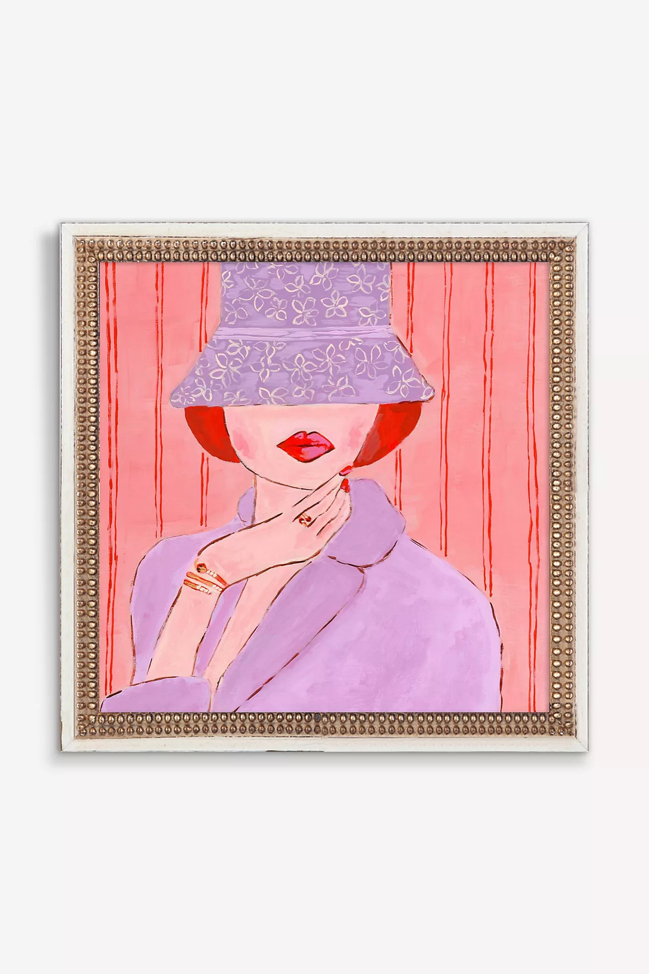 Lady in Purple Wall Art | Anthropologie (US)