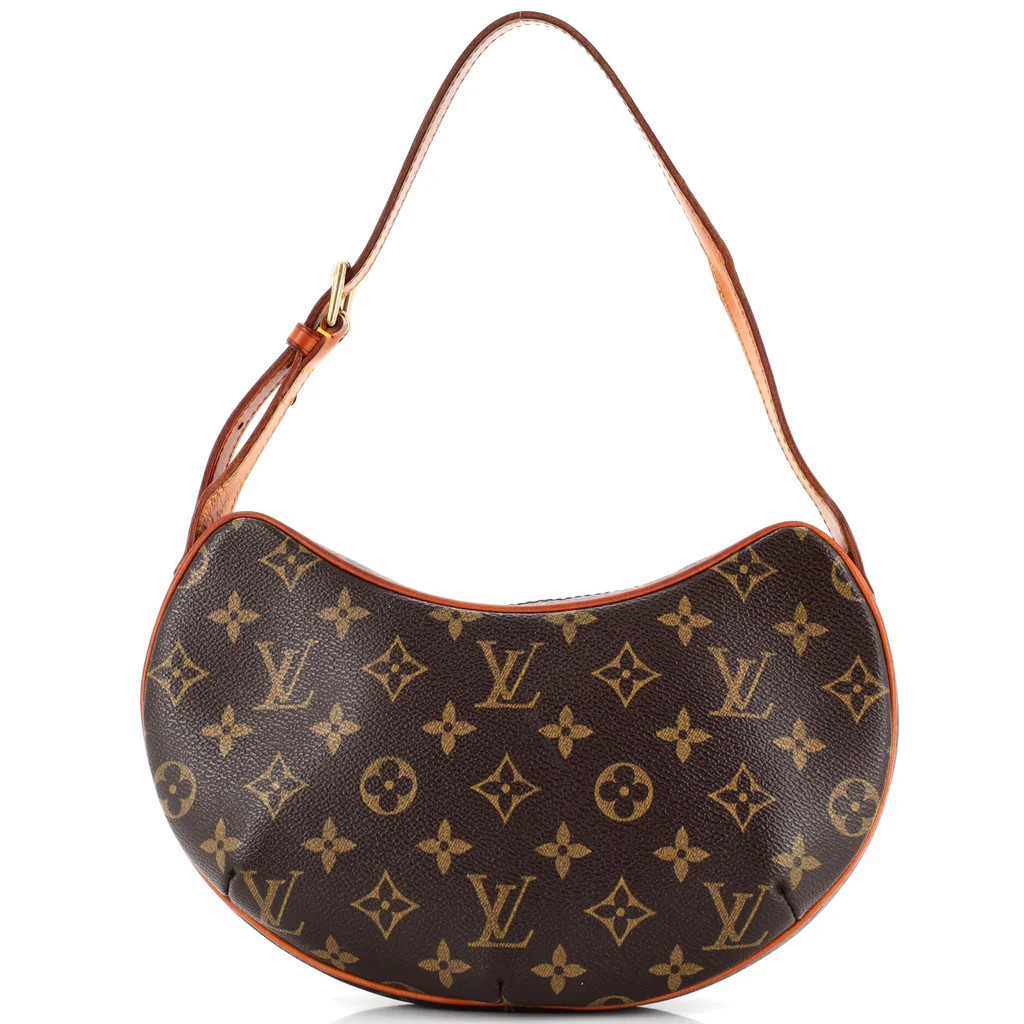 Croissant Handbag Monogram Canvas PM | Rebag