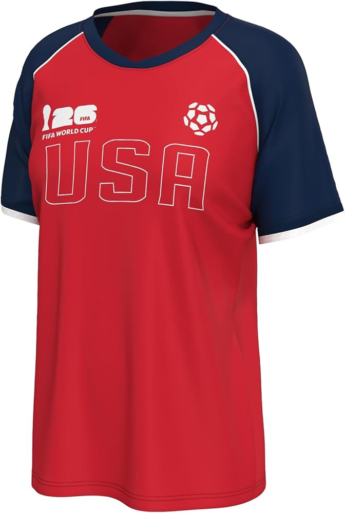 Outerstuff FIFA World Cup 2026 Women's Soccer Raglan Sleeve Top | Amazon (US)