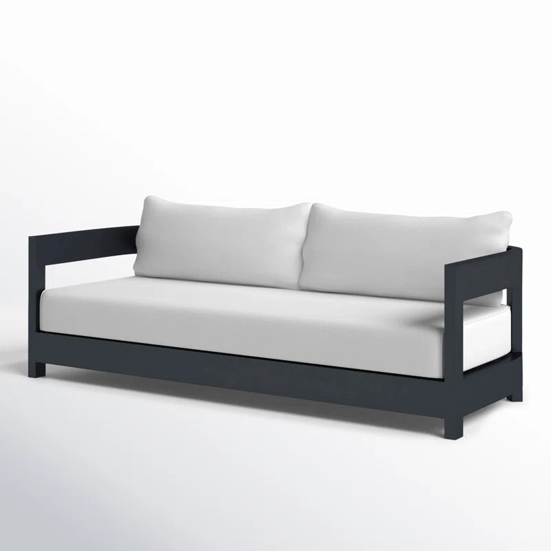 Everlee 80'' Metal Outdoor Sofa with Sunbrella Cushions | Wayfair North America