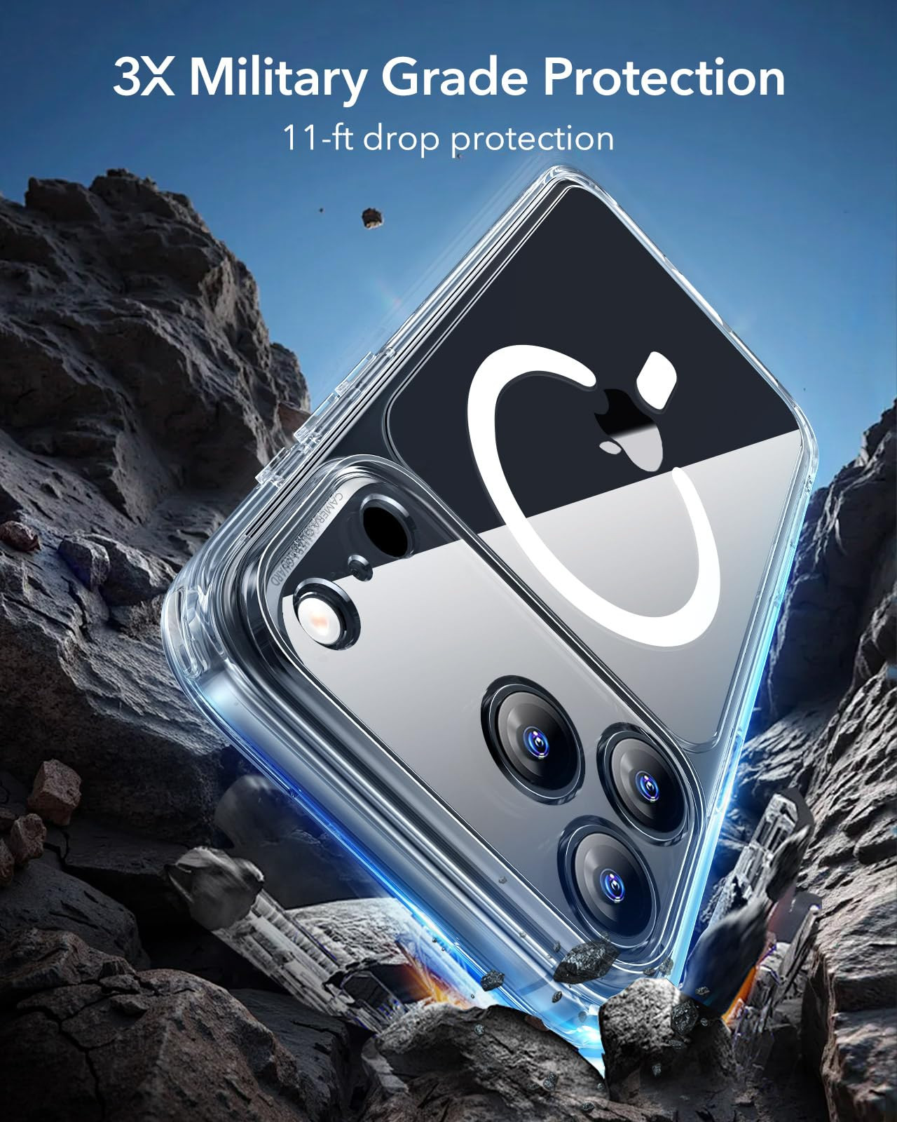 ESR for iPhone 17 Pro Max Case, Camera Control, Compatible with MagSafe, Shockproof Military-Grad... | Amazon (US)