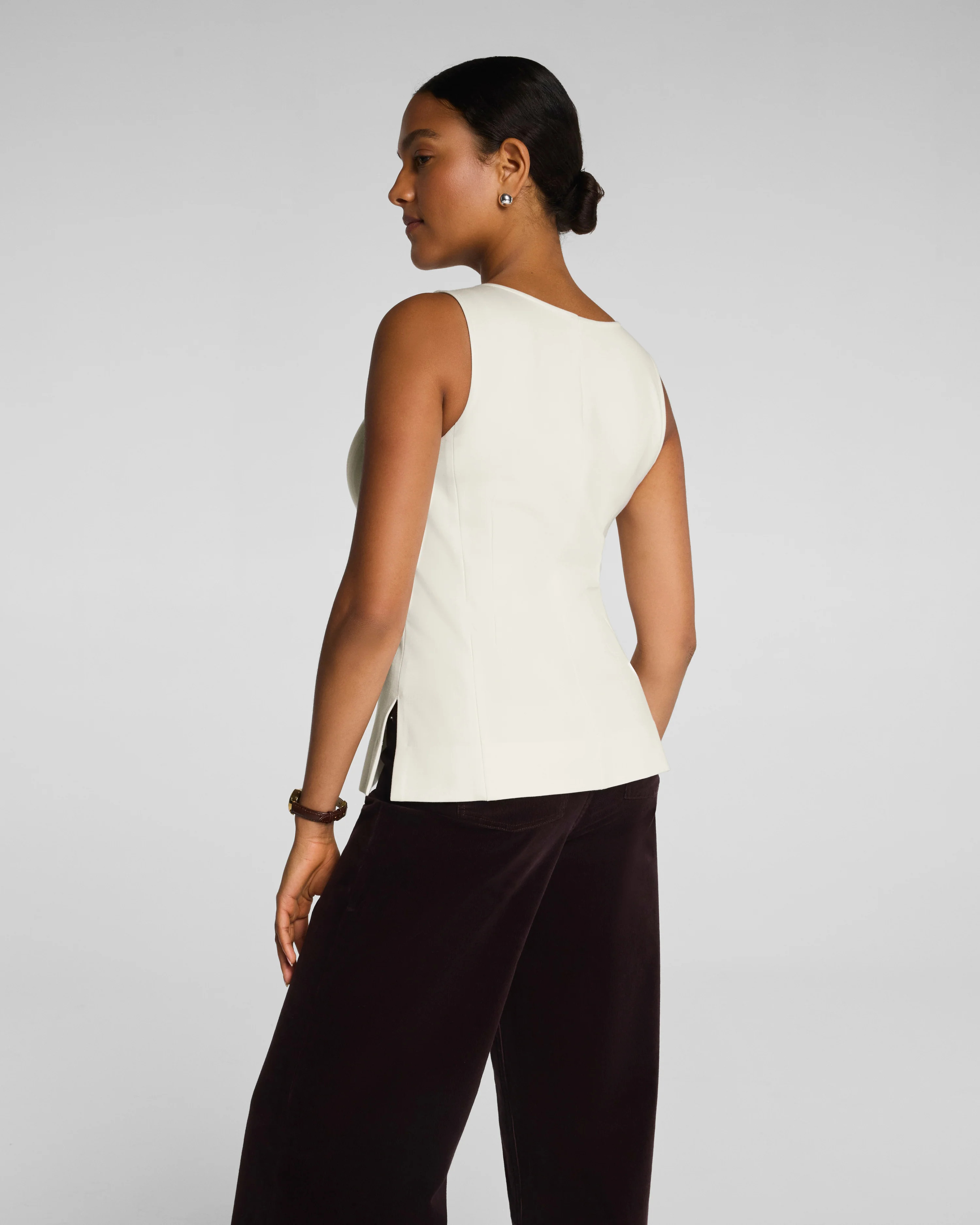 Ponte V-Neck Tank | Spanx