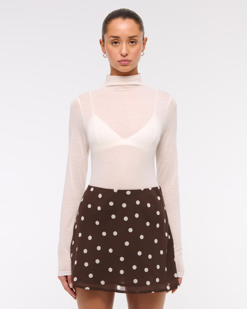 Women's Pattern Mini Skort | Women's Bottoms | Abercrombie.com | Abercrombie & Fitch (US)