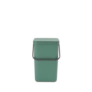 Brabantia Sort and Go 6.6 Gal. Fir Green Recycling Bin | The Home Depot