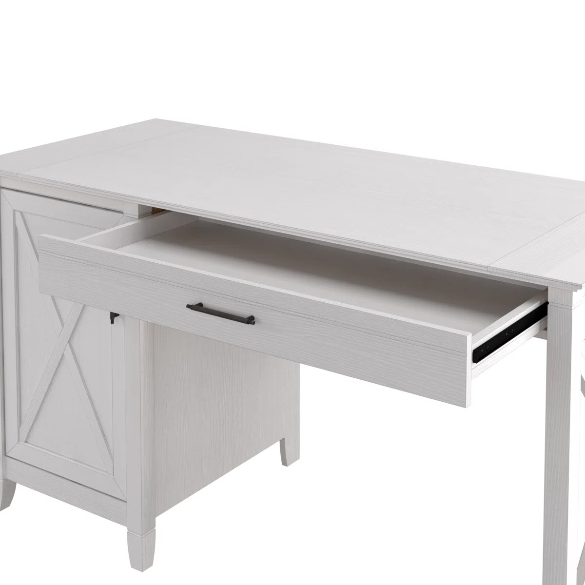 Ozro 54W Computer Desk with Storage and 2 Drawer Lateral File Cabinet | Wayfair North America