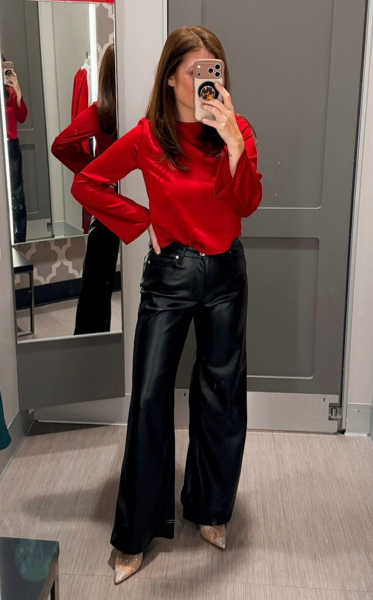 I’ve never seen a more perfect holiday outfit and these pants are a definite win. This outfit looks so expensive, but does not break the budget and I feel so good in it. 
Holiday outfit inspo, affordable holiday outfit 

#LTKOver40 #LTKHoliday #LTKFindsUnder50