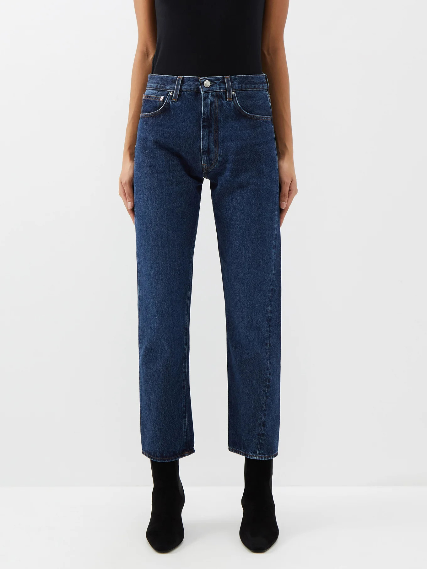 Original twisted-seam straight-leg jeans | Toteme | Matches (US)