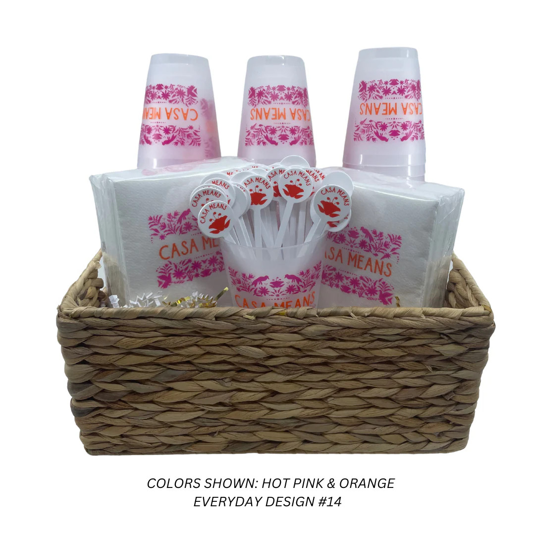 Ready for Cocktails Personalized Basket | Ellis Hill