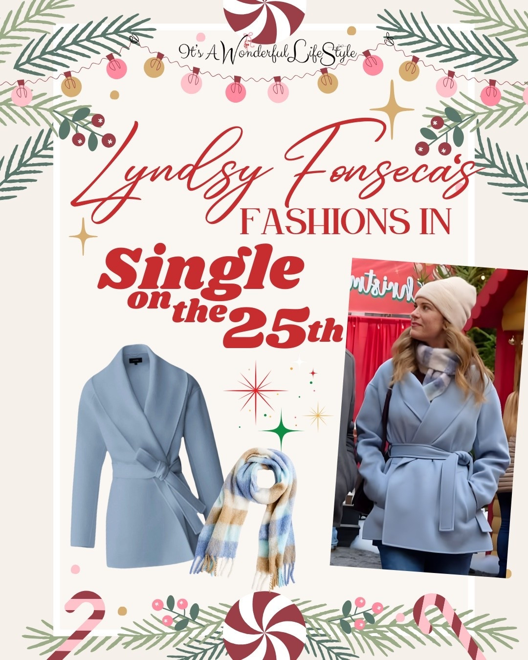 Get Lyndsy Fonseca’s Cozy Coat & Holiday Scarf from  “Single on the 25th”

Bundle up like a leading lady this season! Lyndsy’s chic blue winter coat and scarf bring Hallmark-level magic to every snow-touched stroll.



#LTKdayinmylife #LTKHoliday #LTKSeasonal