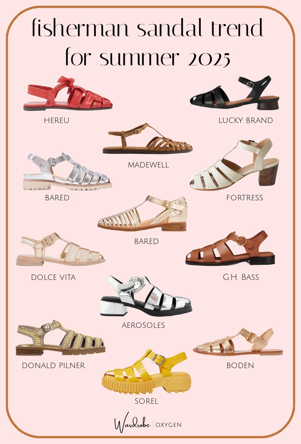 Fisherman sandal trend for 2025  

#LTKMidsize #LTKOver40 #LTKSeasonal