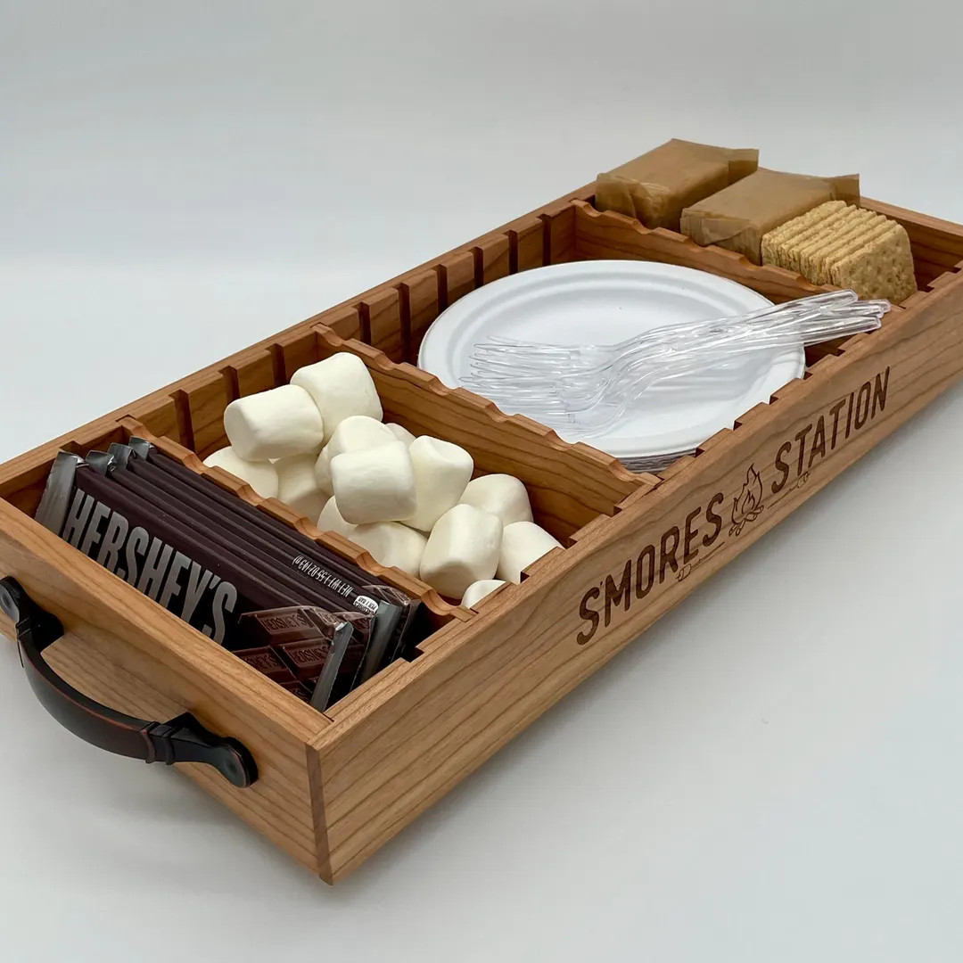Personalized Smores, Smores Tray, Smores Caddy, Smores Station, Smores Kit, Smores Box, Family, H... | Etsy (US)