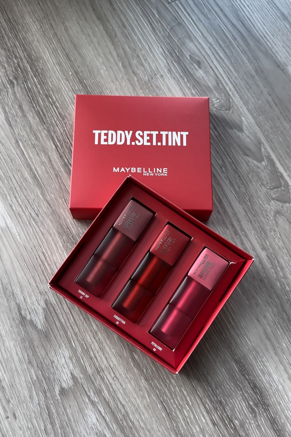 The New Maybelline Superstay Teddy Tint Lipquid Lip Tint needs to be on your wishlist or gifting list! 😍😍 

I received these 3 shades in PR and they are stunning!
Left to right: Skinny Dip | 15 , Coquettish | 30, Petal Core | 40 

These are available @Ultabeauty and on the @Maybelline site. 

#LTKBeauty #LTKGiftGuide #LTKFindsUnder50