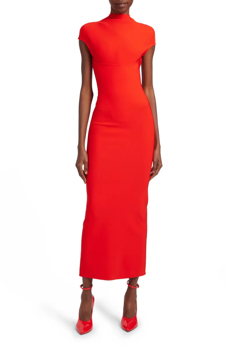 Alaïa Open Back Sculpting Jersey Dress | Nordstrom | Nordstrom