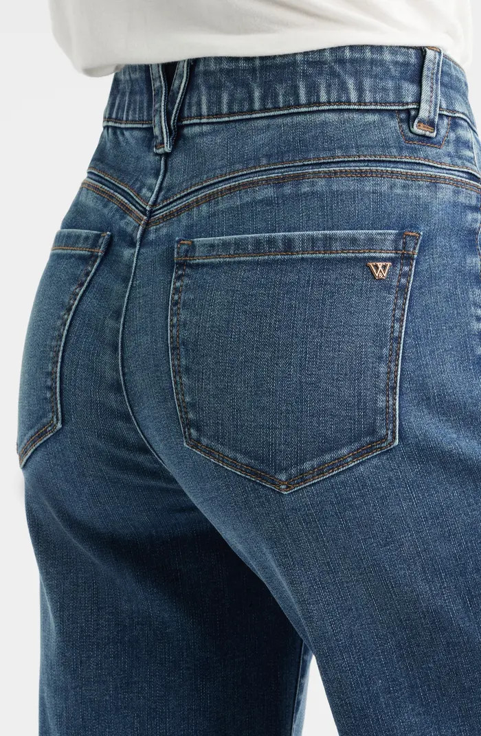 Wit & Wisdom Gracie Skyrise Double Side Seam Wide Leg Jeans | Nordstrom | Nordstrom