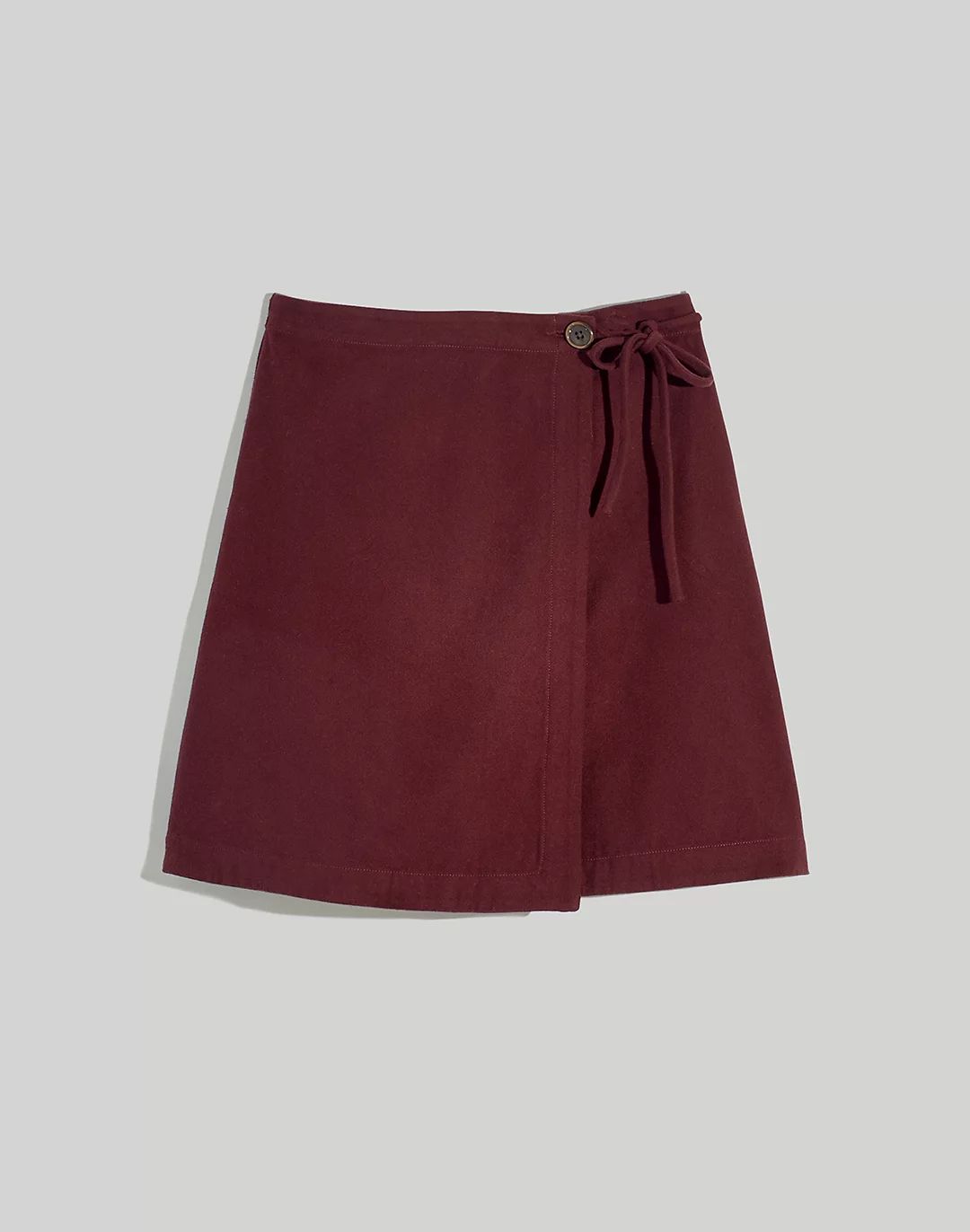 Moleskin Side-Tie Mini Skirt | Madewell