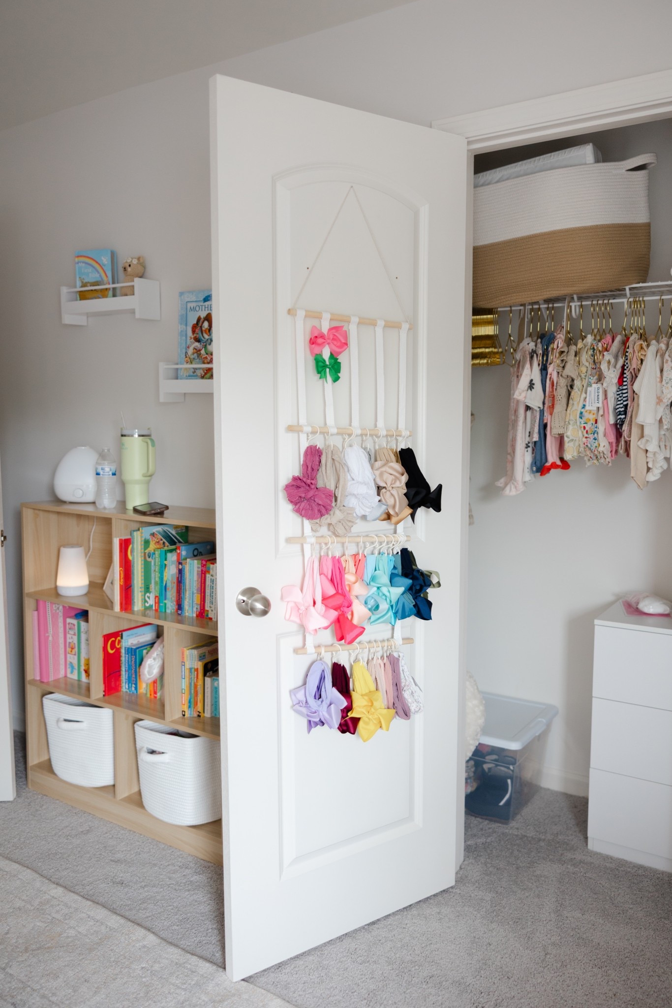 nursery / closet / bows / bookshelves 

#LTKBump #LTKHome #LTKBaby