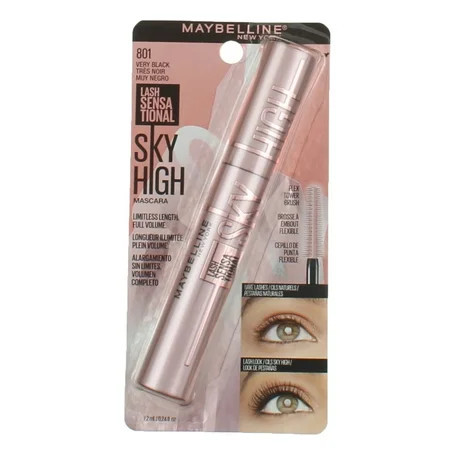 Maybelline New York Lash Sensational Sky High Mascara, Very Black, 0.24 fl oz | Walmart (US)